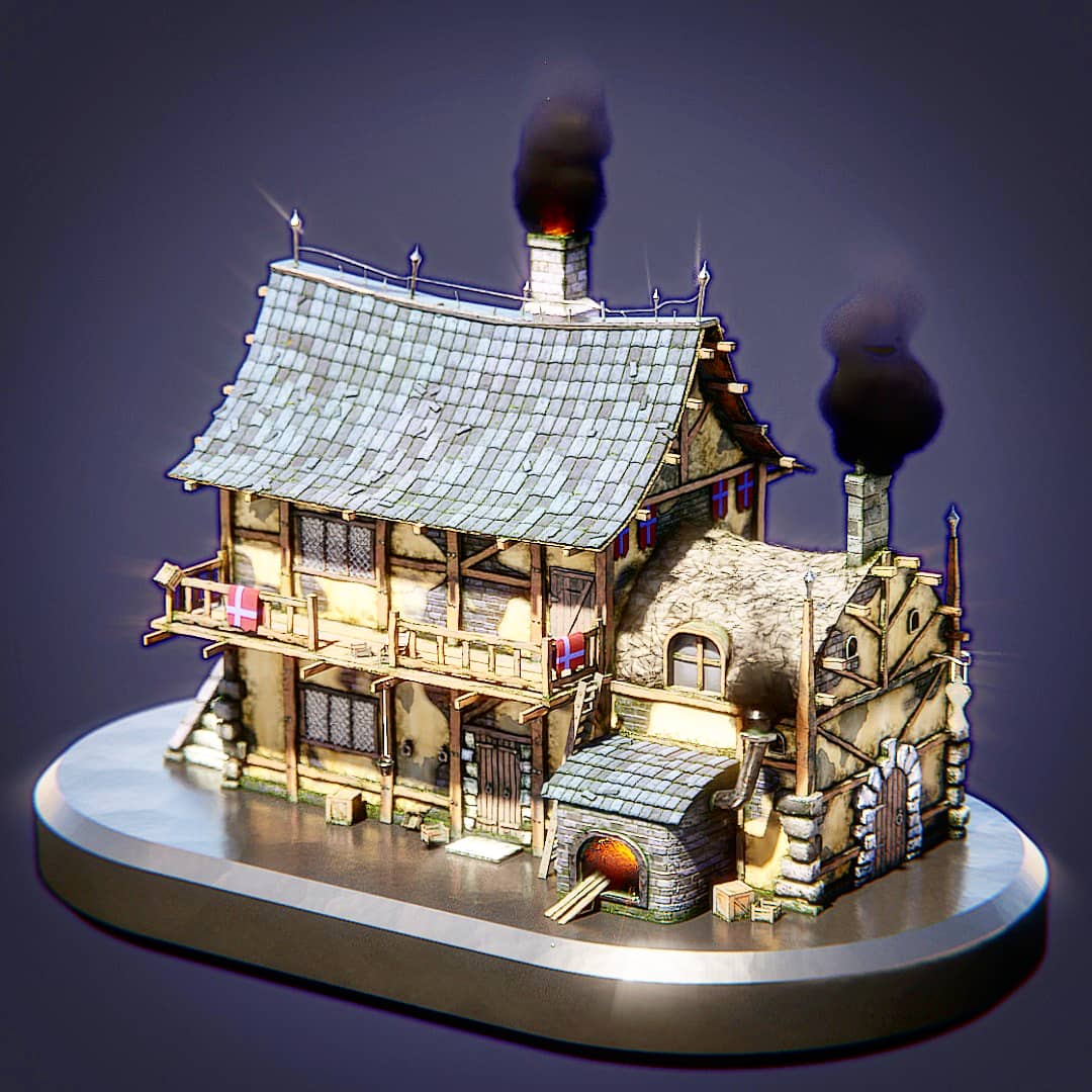 Medieval House 007 - Blacksmith preview image 5